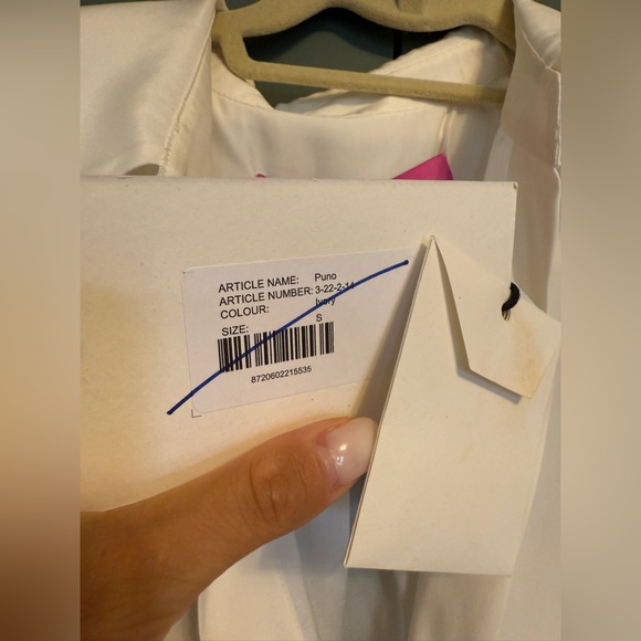 Nwd GAUGE81 Puno silk Dress in Ivory size s - Picture 6 of 11
